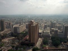 12B Northeast View Round Hilton Hotel, Kencom House, Brown Reinsurance Plaza, Electricity House On Right From Kenyatta Centre Observation Deck In Nairobi Kenya In October 2000